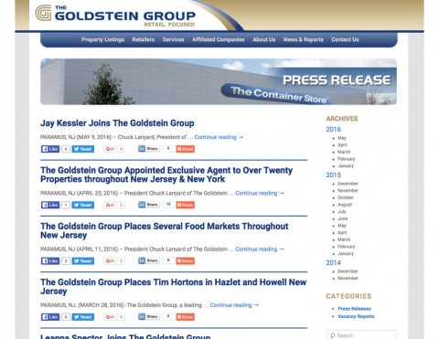 The Goldstein Group Website Creative Mind Consulting Group